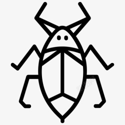 水虫水虫潜水甲虫水虫科图标高清图片