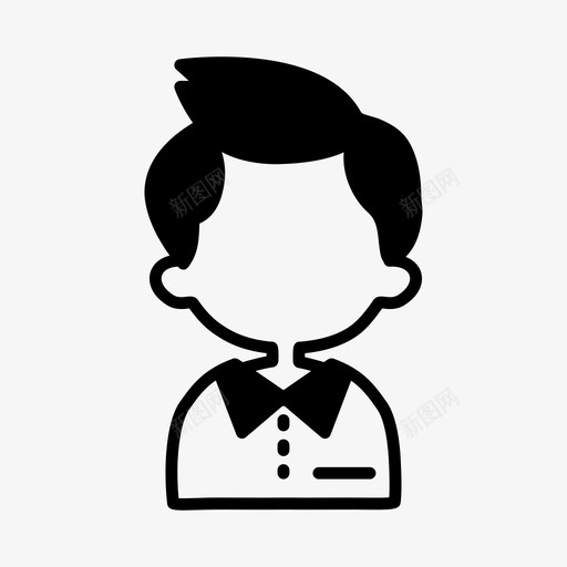 坏化身男孩图标svg_新图网 https://ixintu.com 个人资料 化身 化身坏 坏 男人 男孩