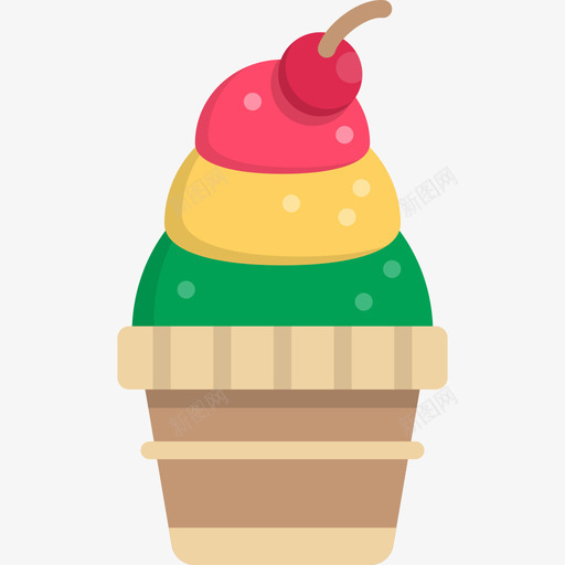 冰淇淋意大利2无糖图标svg_新图网 https://ixintu.com 冰淇淋 意大利2 无糖