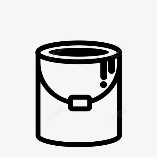 彩色桶艺术涂鸦图标svg_新图网 https://ixintu.com 彩色桶 油漆 涂鸦 涂鸦入门包 艺术