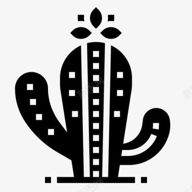 仙人掌沙漠墨西哥图标图标