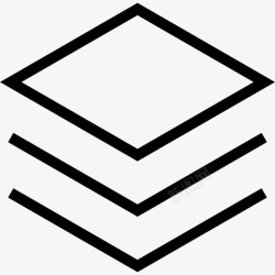 6层层iosul6线性图标高清图片