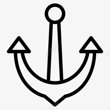 锚海船图标图标