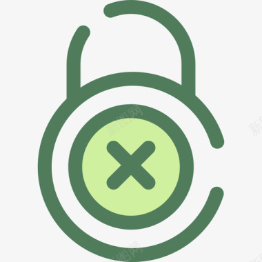 锁用户3绿色图标图标
