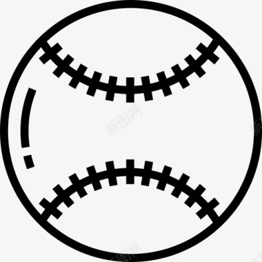 棒球运动29直线型图标图标