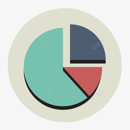 数据圆饼图svg_新图网 https://ixintu.com 数据圆饼图 填充 扁平 精美 多色