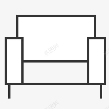 产品分类页：沙发图标