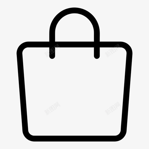 购物袋购物车电子商务图标svg_新图网 https://ixintu.com 产品 基本图标所有尺寸 电子商务 购物袋 购物车 销售