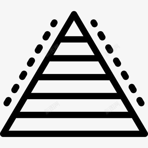 金字塔图图表方案2线性图标svg_新图网 https://ixintu.com 图表方案2 线性 金字塔图