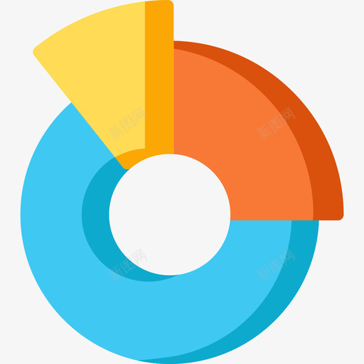 饼图图表平面图图标svg_新图网 https://ixintu.com 图表 平面图 饼图