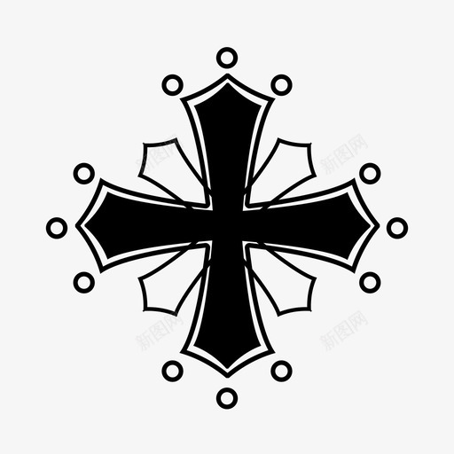 十字架天主教基督图标svg_新图网 https://ixintu.com 十字架 基督 天主教 宗教象征 德国人 耶稣