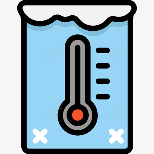 温度计圣诞35线性颜色图标svg_新图网 https://ixintu.com 圣诞35 温度计 线性颜色