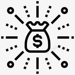 大额度资金投资合作预算资本图标高清图片