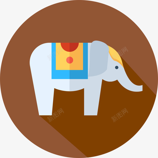 大象印度4平坦图标svg_新图网 https://ixintu.com 印度4 大象 平坦