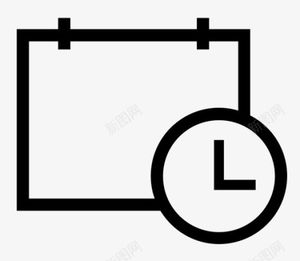 日程表日历时间图标图标