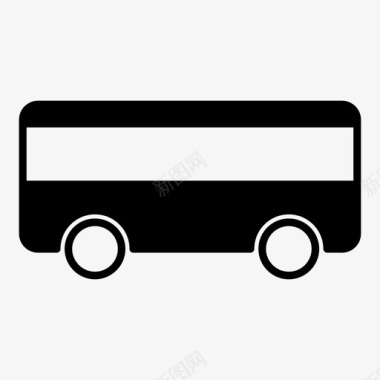 巴士巴士站公共交通图标图标