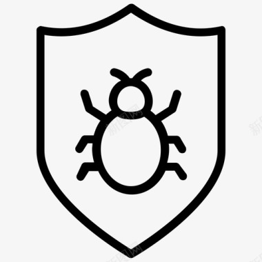 防病毒安全访问安全图标图标