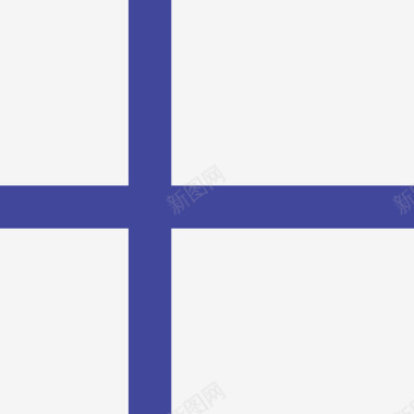 芬兰国际国旗4方形图标图标