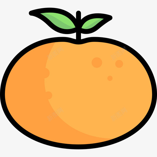 橙色瓷器5线形颜色图标svg_新图网 https://ixintu.com 橙色 瓷器5 线形颜色