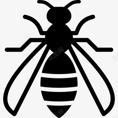 黄蜂虫子大黄蜂图标图标