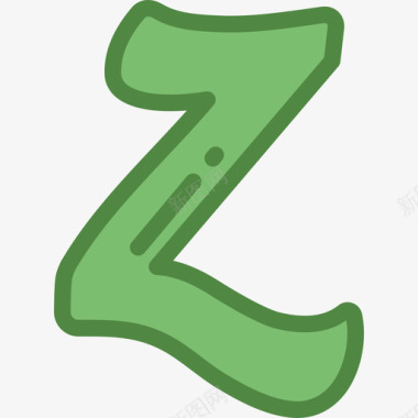 Zerply社交媒体7线性颜色图标图标