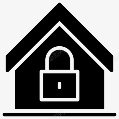 家庭安全家庭监控安全系统图标图标