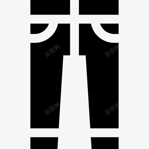 牛仔裤时髦款式5填充图标svg_新图网 https://ixintu.com 填充 时髦款式5 牛仔裤