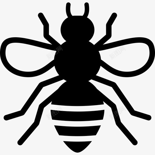 蜜蜂蜂蜜昆虫图标svg_新图网 https://ixintu.com 切叶刀 无刺 昆虫 虫子 蜂蜜 蜜蜂
