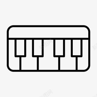 midi键盘音乐钢琴图标图标