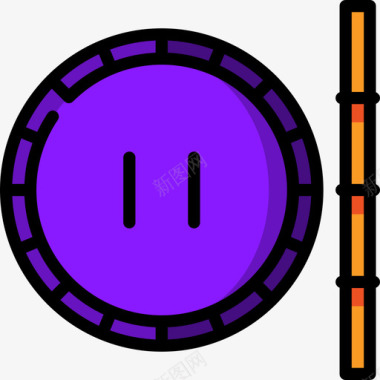 棒霍利2线颜色图标图标