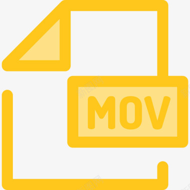 Mov文件和文件夹11黄色图标图标