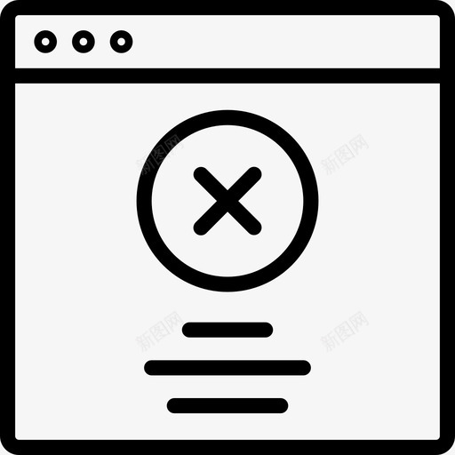 网站和网页浏览器网页细线图标集合网站布局svg_新图网 https://ixintu.com 细线图标集合网站布局 网站和网页浏览器 网页