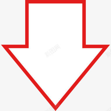 箭头信息图形红色2扁平图标图标