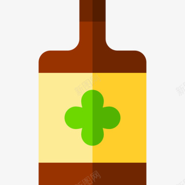 威士忌圣帕特里克第五天平淡图标图标