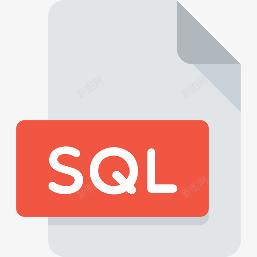 Sql文件8平面图标svg_新图网 https://ixintu.com Sql 平面 文件8