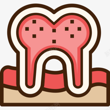 牙齿医用27彩色图标图标