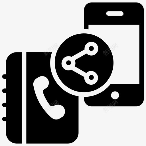 拨出电话呼叫手机轻电话图标svg_新图网 https://ixintu.com 呼叫手机 拨出电话 电话 社交媒体字形图标 移动电话 轻电话