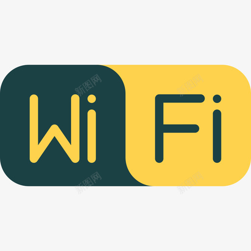 Wifi信号通信和媒体2平坦图标svg_新图网 https://ixintu.com Wifi信号 平坦 通信和媒体2