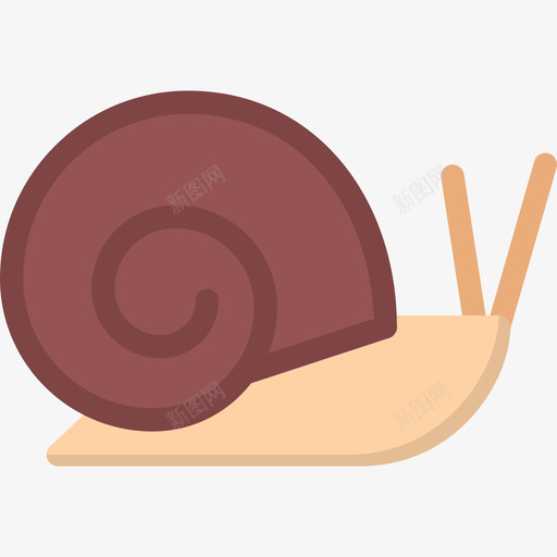 蜗牛宠物5平的图标svg_新图网 https://ixintu.com 宠物5 平的 蜗牛