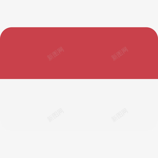 印度尼西亚国际国旗6圆形矩形图标svg_新图网 https://ixintu.com 印度尼西亚 国际国旗6 圆形矩形