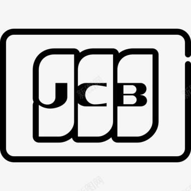 Jcb信用卡4直拨图标图标
