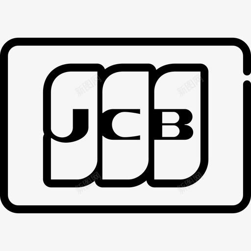 Jcb信用卡4直拨图标svg_新图网 https://ixintu.com Jcb 信用卡4 直拨