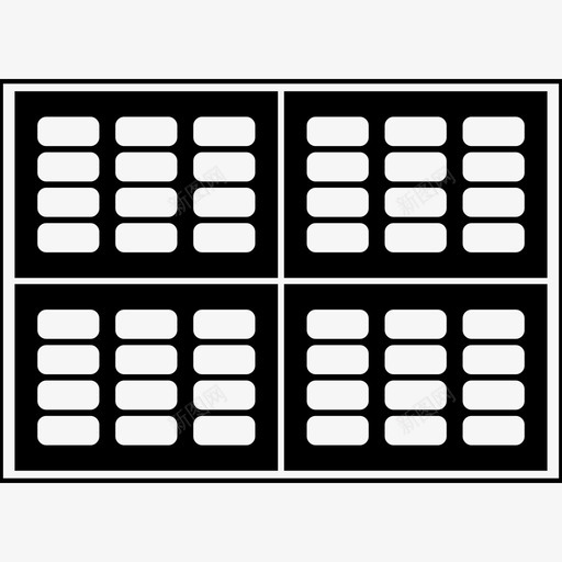 橱柜办公桌储藏室图标svg_新图网 https://ixintu.com 储藏室 办公桌 橱柜 衣柜