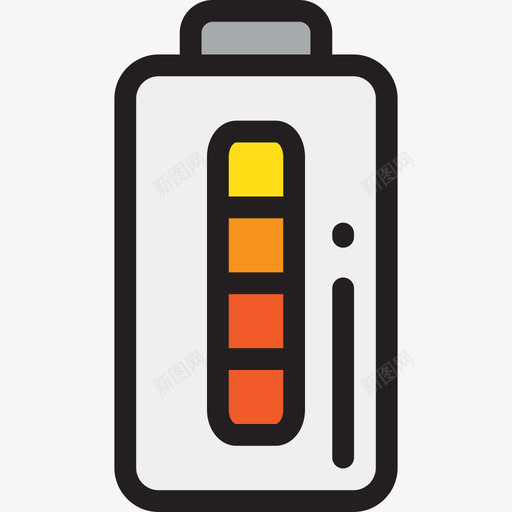 低电池能量9线性颜色图标svg_新图网 https://ixintu.com 低电池 线性颜色 能量9