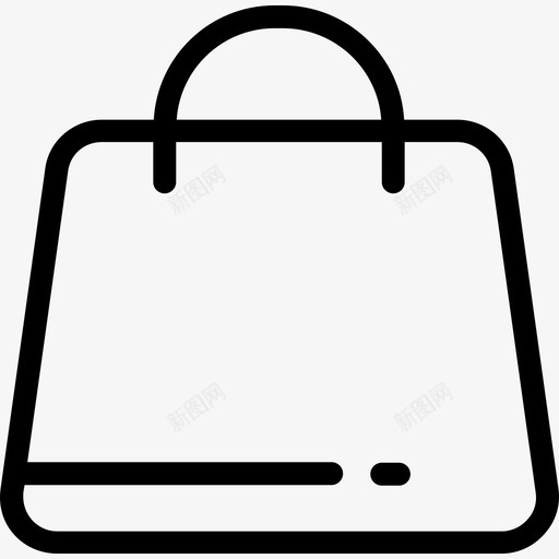 购物袋为你的接口2线性图标svg_新图网 https://ixintu.com 为你的接口2 线性 购物袋