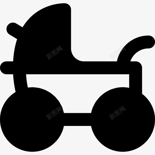 婴儿推车21岁婴儿实心图标svg_新图网 https://ixintu.com 21岁婴儿 婴儿推车 实心