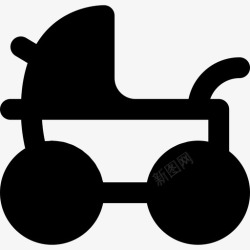 1岁婴儿婴儿推车21岁婴儿实心图标高清图片