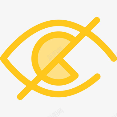 隐藏网络10黄色图标图标
