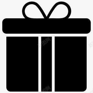 礼品包礼品篮派对礼物图标图标