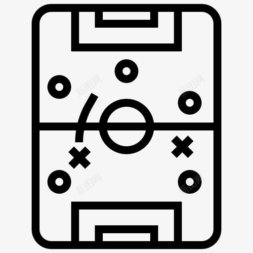 战术足球比赛图标svg_新图网 https://ixintu.com 战术 比赛 策略 计划 足球 足球路线
